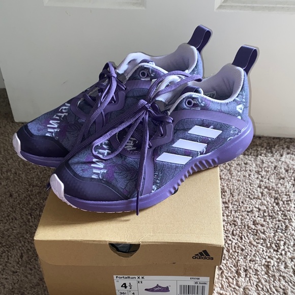 Adidas FortaRun X in Vibrant Purple - Picture 5 of 5